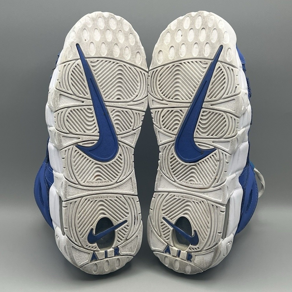 Nike Air More Uptempo Royal Blue Retro - Youth Size 7 Women's Size 8.5 USED - Picture 7 of 8